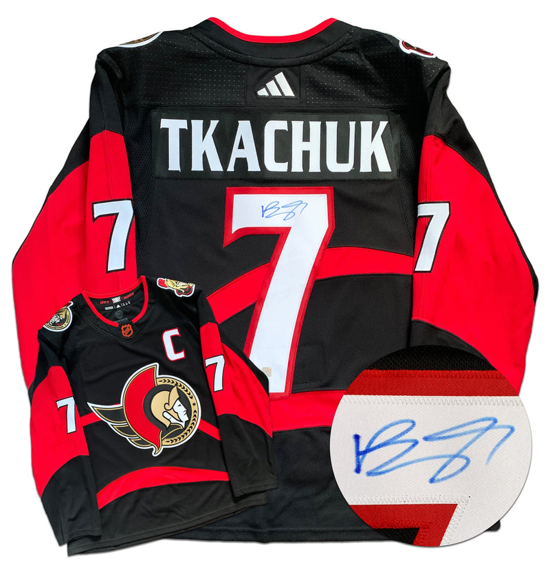 Brady Tkachuk Ottawa Senators Autographed Adidas Reverse Retro 2.0 Jersey CoJo Sport Collectables Inc.
