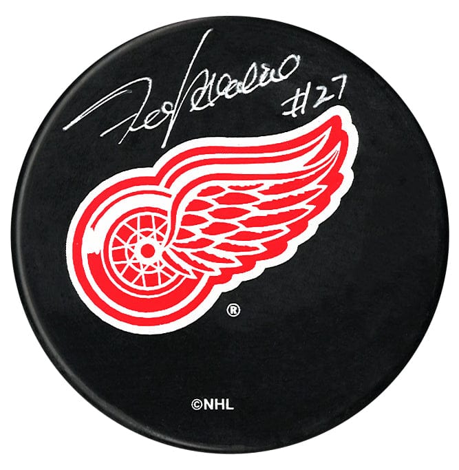 Frank Mahovlich Autographed Pucks, Signed Frank Mahovlich