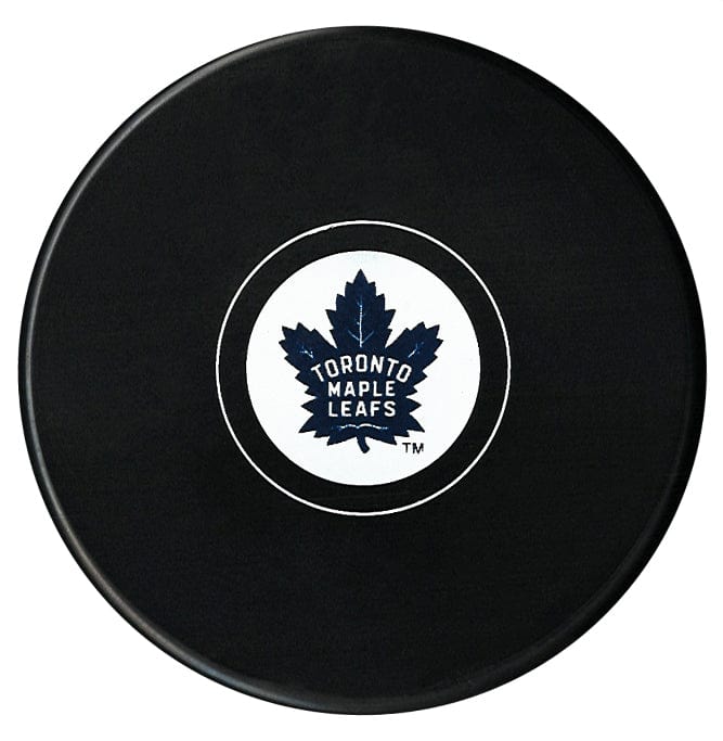 Pre Order Gary Roberts Autographed Toronto Maple Leafs Puck Small