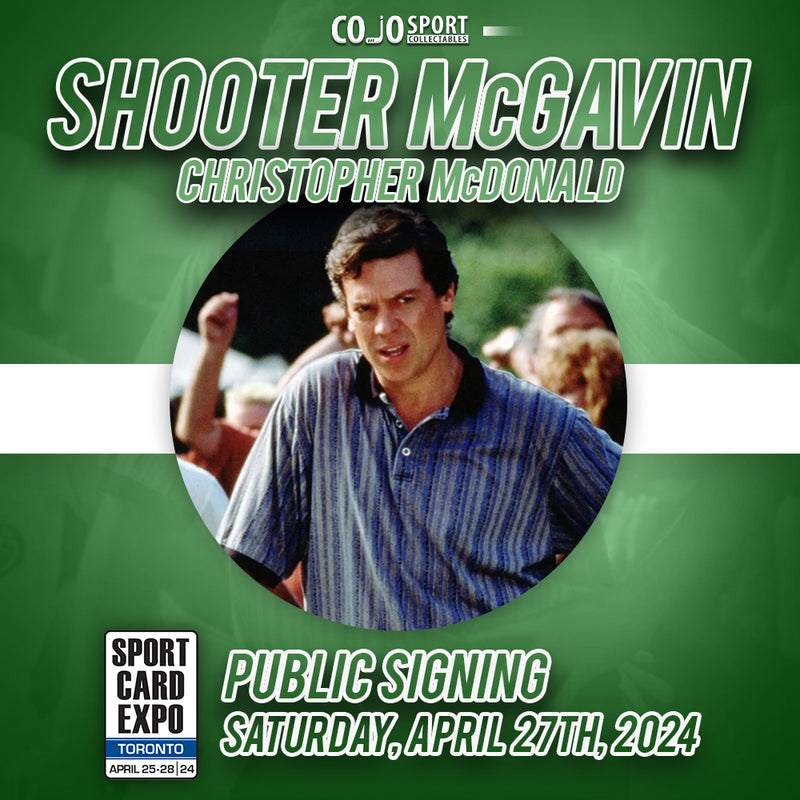 Shooter McGavin Signing Banner CoJo Sport Collectables Mobile.jpg__PID:2c30c7e0-d662-41f2-b276-aef7ebffe2cb