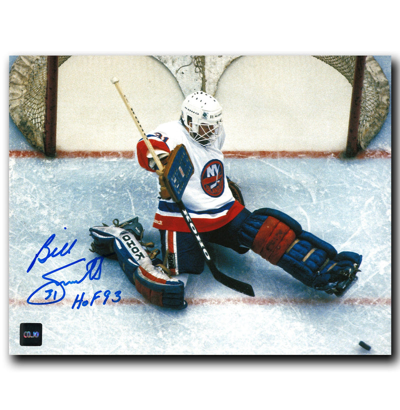 Billy Smith New York Islanders Autographed Overhead 8x10 Photo CoJo Sport Collectables Inc.