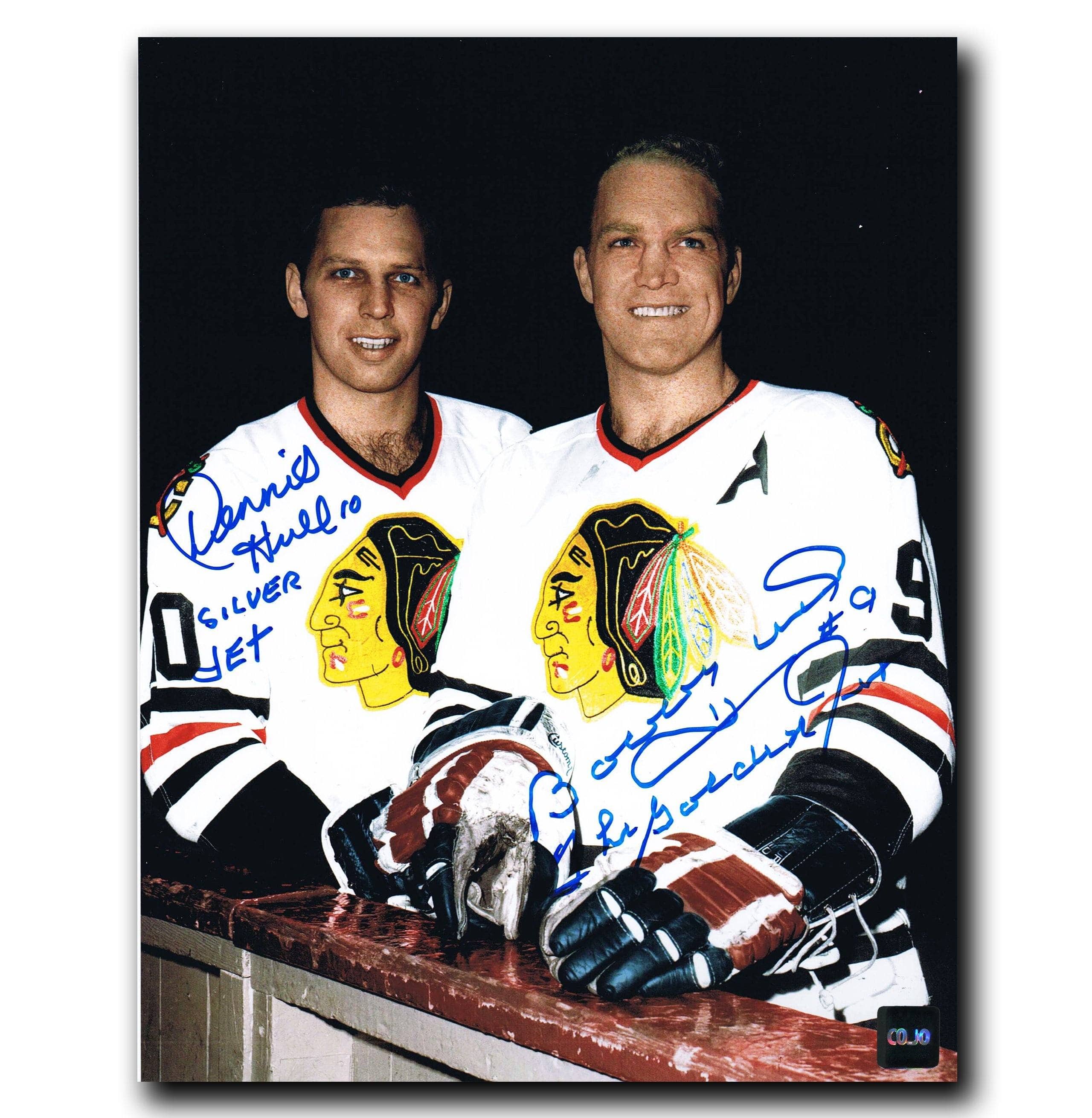 Autograph Authentic flat-8x10-hull-bloody Bobby Hull Autographed 8X10  Photograph - Chicago Blackhawks Bloody at 's Sports Collectibles Store