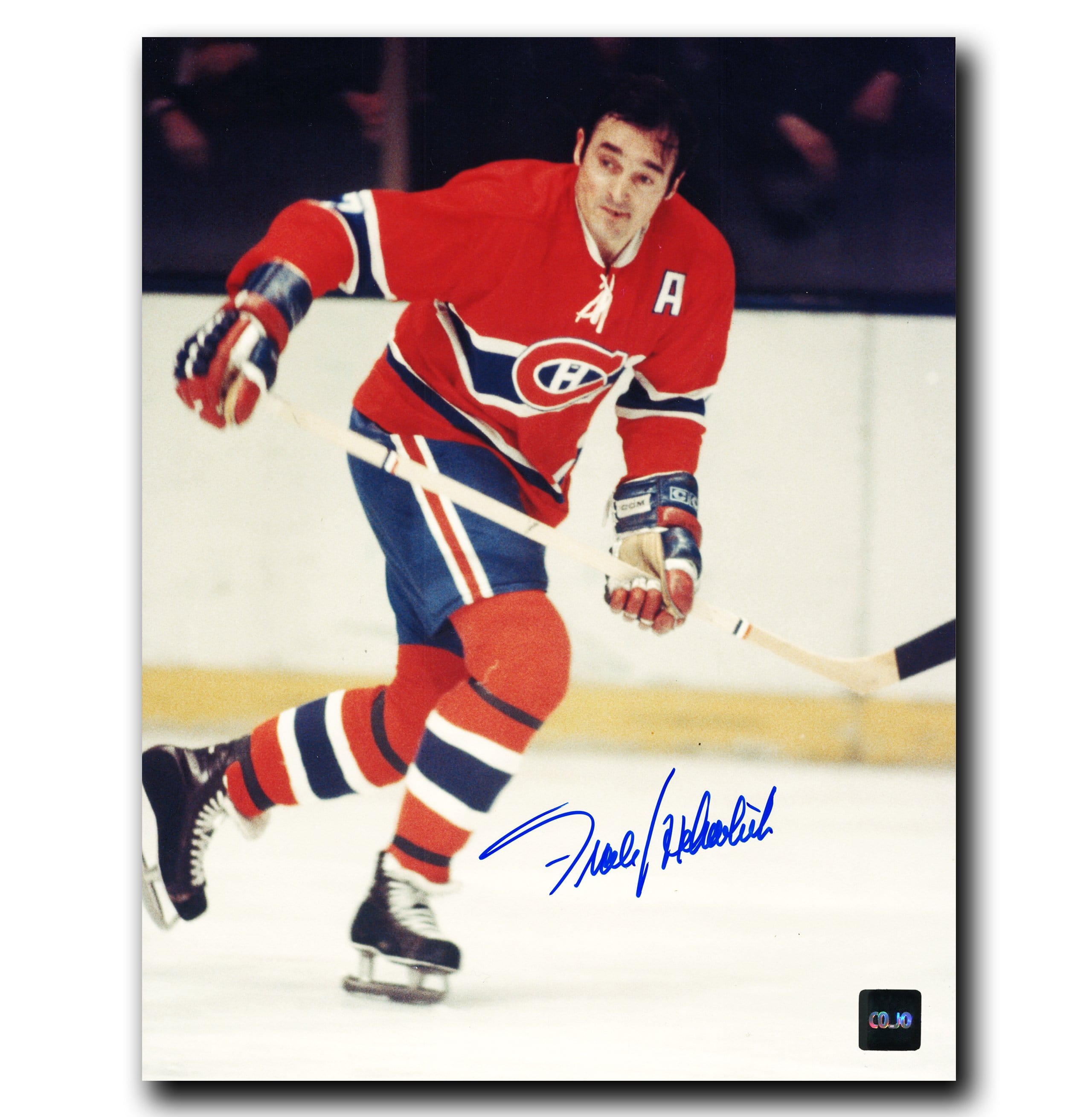 FRANK MAHOVLICH Signed Montreal Canadiens 8 x 10 Photo - 70547