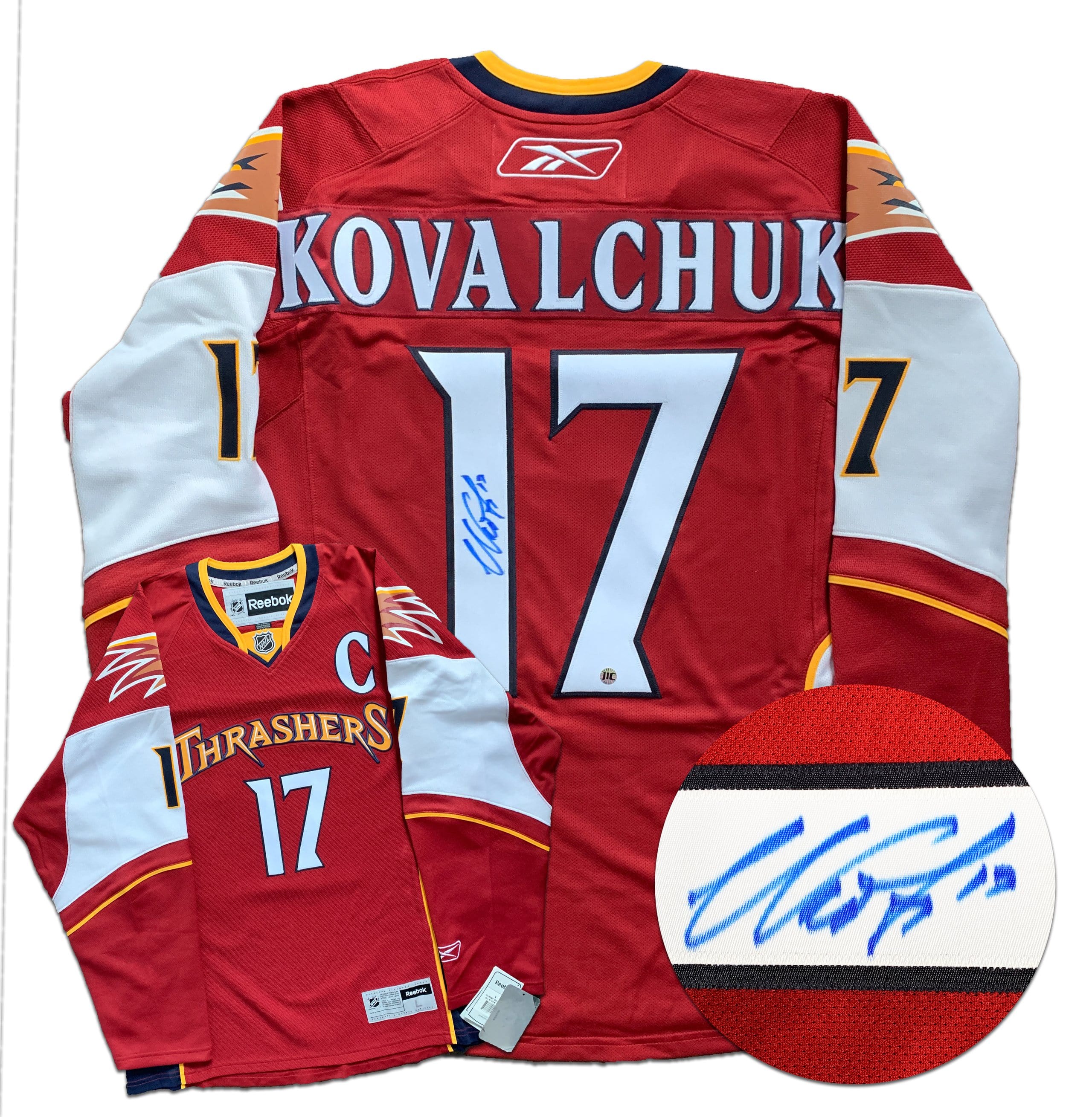Ilya Kovalchuk Atlanta Thrashers Autographed Authentic Jersey