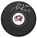 Adam Fantilli Autographed Columbus Blue Jackets Puck CoJo Sport Collectables Inc.