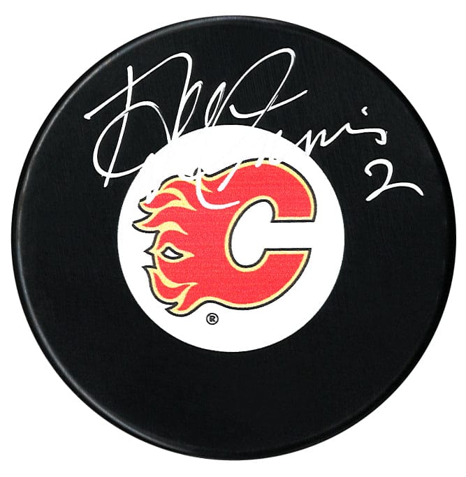 Al MacInnis Autographed Calgary Flames Puck CoJo Sport Collectables Inc.