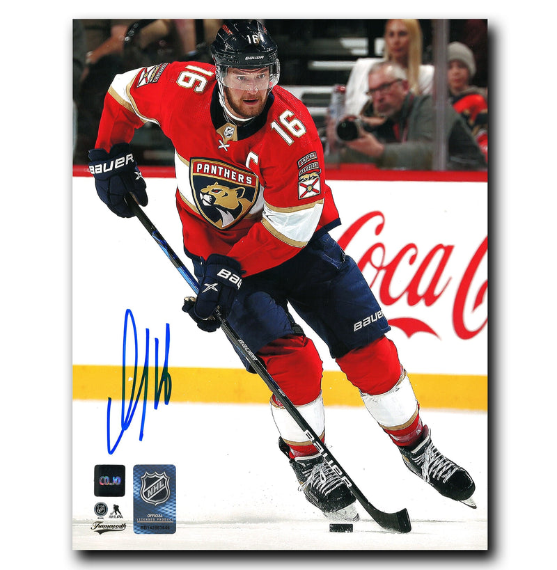 Aleksander Barkov Florida Panthers Autographed Action 8x10 Photo CoJo Sport Collectables Inc.