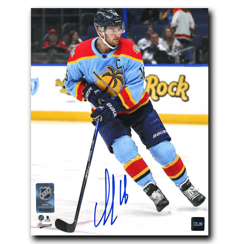 Aleksander Barkov Florida Panthers Autographed Reverse Retro 8x10 Photo CoJo Sport Collectables Inc.