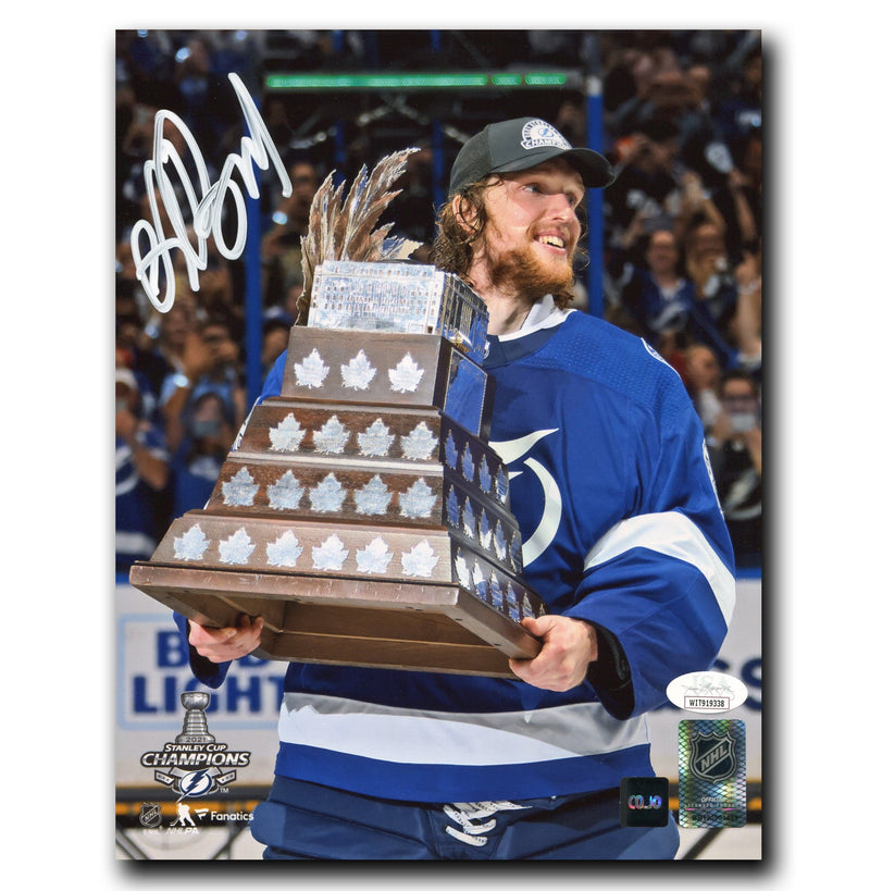Andrei Vasilevskiy Tampa Bay Lightning Autographed Conn Smythe 8x10 Photo CoJo Sport Collectables Inc.