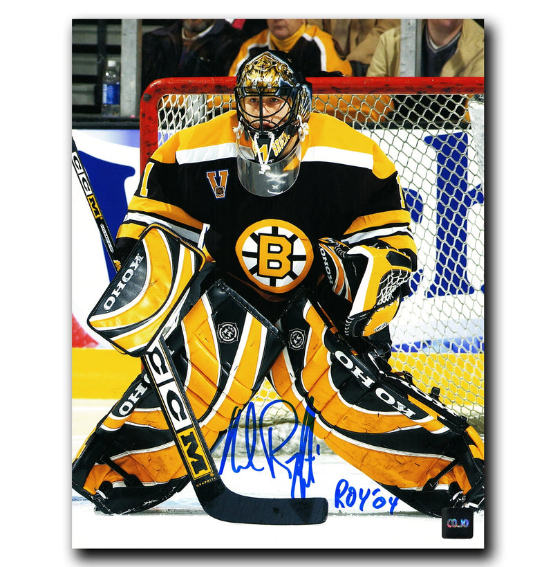 Andrew Raycroft Boston Bruins Autographed ROY Inscribed 8x10 Photo CoJo Sport Collectables Inc.