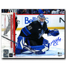 Anthony Stolarz Toronto Maple Leafs Autographed Bieber Flipside Action 8x10 Photo CoJo Sport Collectables