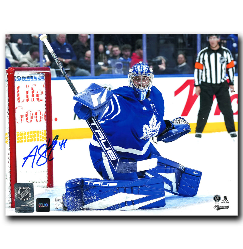 Anthony Stolarz Toronto Maple Leafs Autographed Save 8x10 Photo