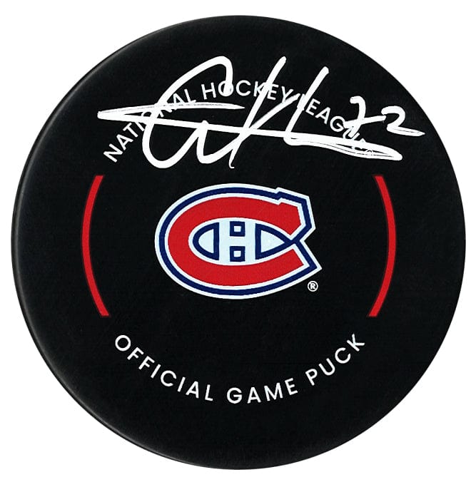 Arber Xhekaj Autographed Montreal Canadiens Official Puck CoJo Sport Collectables Inc.