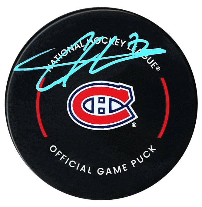 Arber Xhekaj Autographed Montreal Canadiens Official Puck CoJo Sport Collectables Inc.