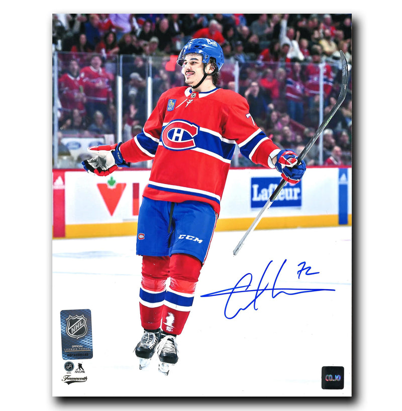 Arber Xhekaj Montreal Canadiens Autographed 1st NHL Goal 8x10 Photo CoJo Sport Collectables Inc.