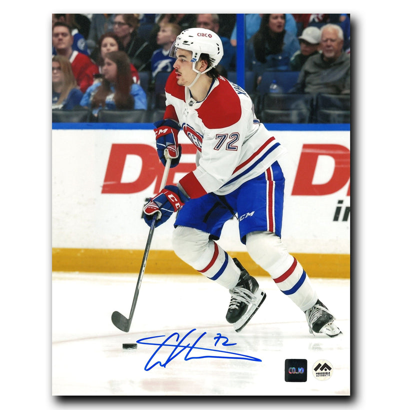 Arber Xhekaj Montreal Canadiens Autographed Action 8x10 Photo CoJo Sport Collectables Inc.