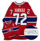 Arber Xhekaj Montreal Canadiens Autographed Fanatics Premium Jersey CoJo Sport Collectables Inc.