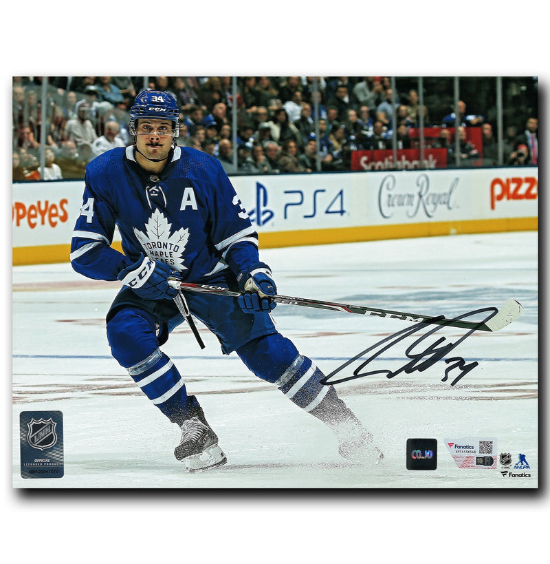 Auston Matthews Toronto Maple Leafs Autographed Skating 8x10 Photo CoJo Sport Collectables Inc.