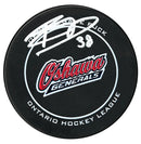 Ben Danford Autographed Oshawa Generals Official Puck (Number