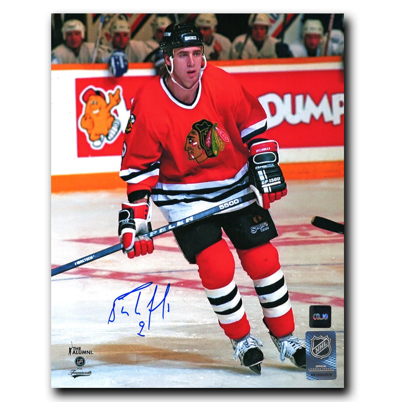 Bernie Nicholls Chicago Blackhawks Autographed 8x10 Photo CoJo Sport Collectables Inc.