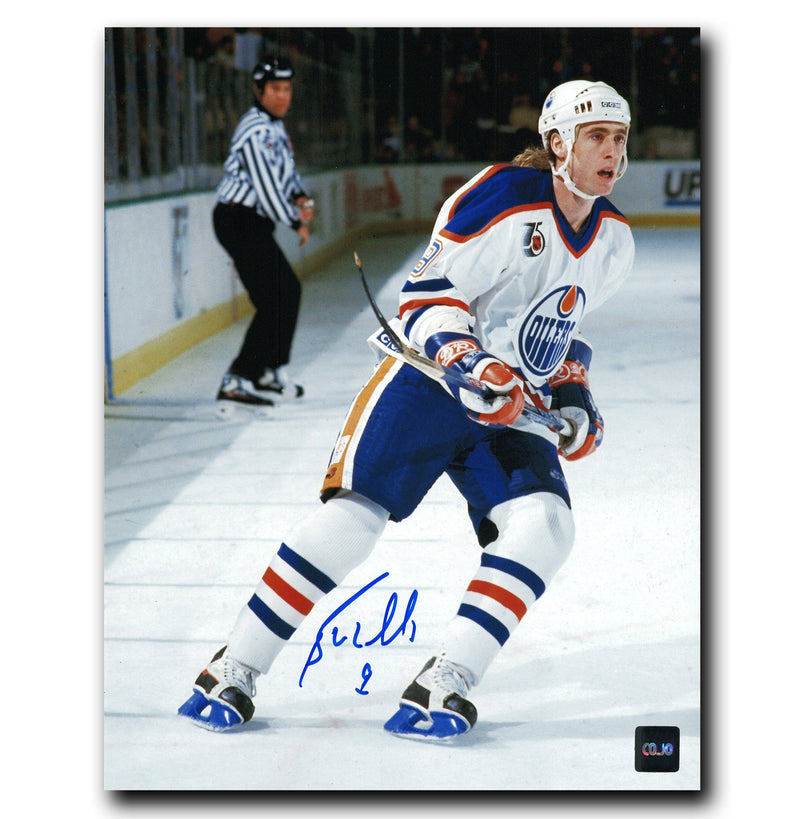 Bernie Nicholls Edmonton Oilers Autographed 8x10 Photo CoJo Sport Collectables