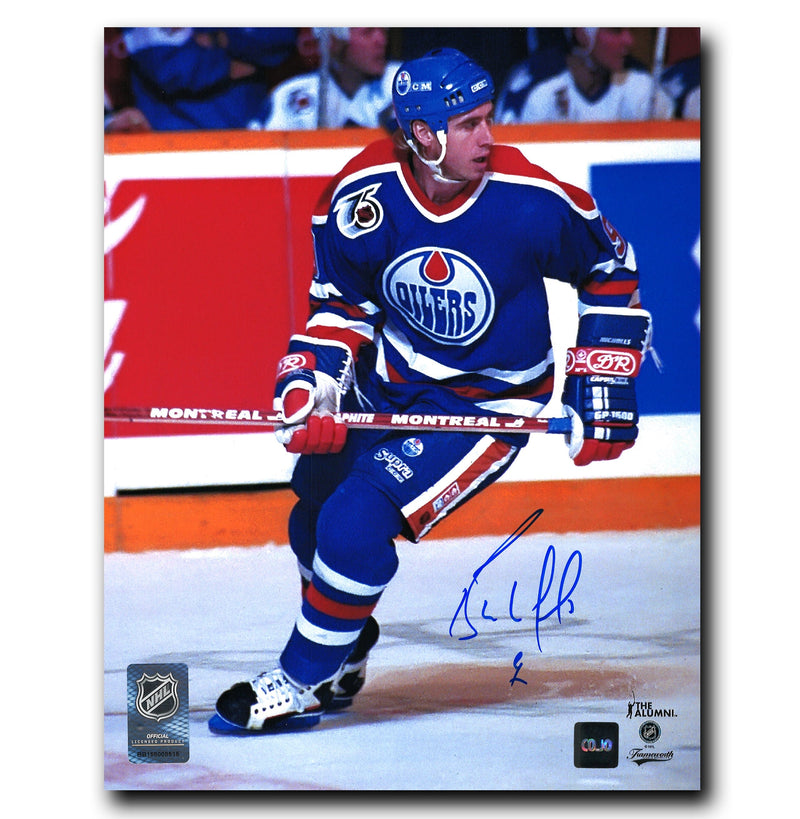 Bernie Nicholls Edmonton Oilers Autographed 8x10 Photo CoJo Sport Collectables Inc.