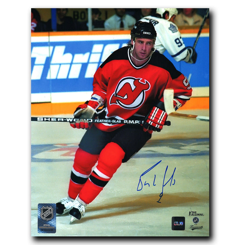 Bernie Nicholls New Jersey Devils Autographed 8x10 Photo CoJo Sport Collectables Inc.