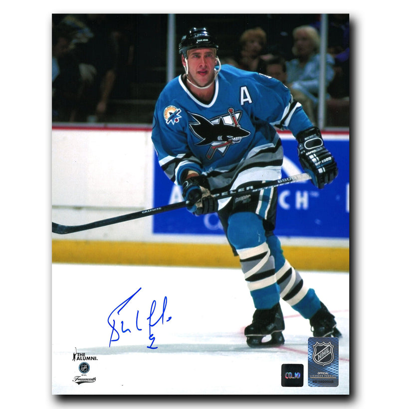 Bernie Nicholls San Jose Sharks Autographed 8x10 Photo CoJo Sport Collectables Inc.