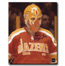 Bernie Parent Philadelphia Blazers Autographed Mask 8x10 Photo CoJo Sport Collectables Inc.