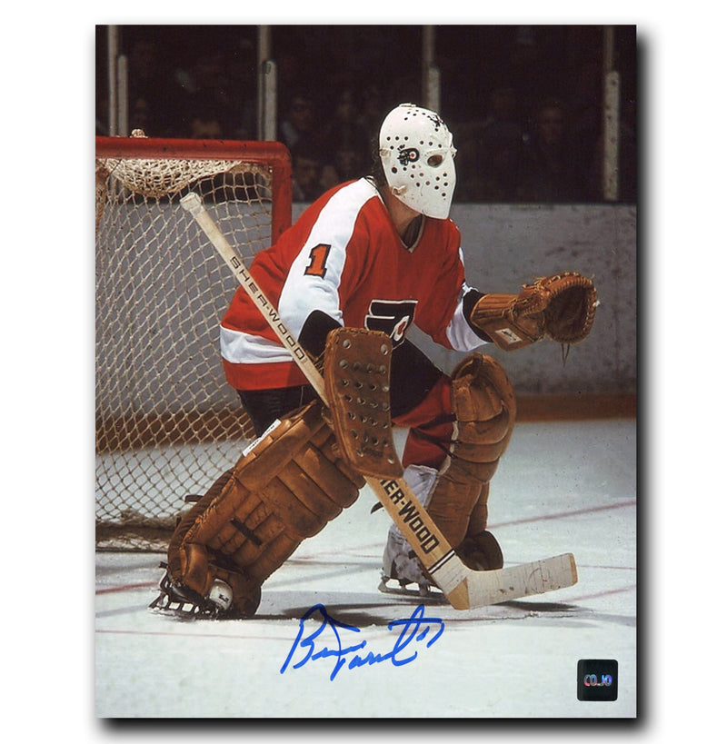 Bernie Parent Philadelphia Flyers Autographed Crease 8x10 Photo CoJo Sport Collectables Inc.
