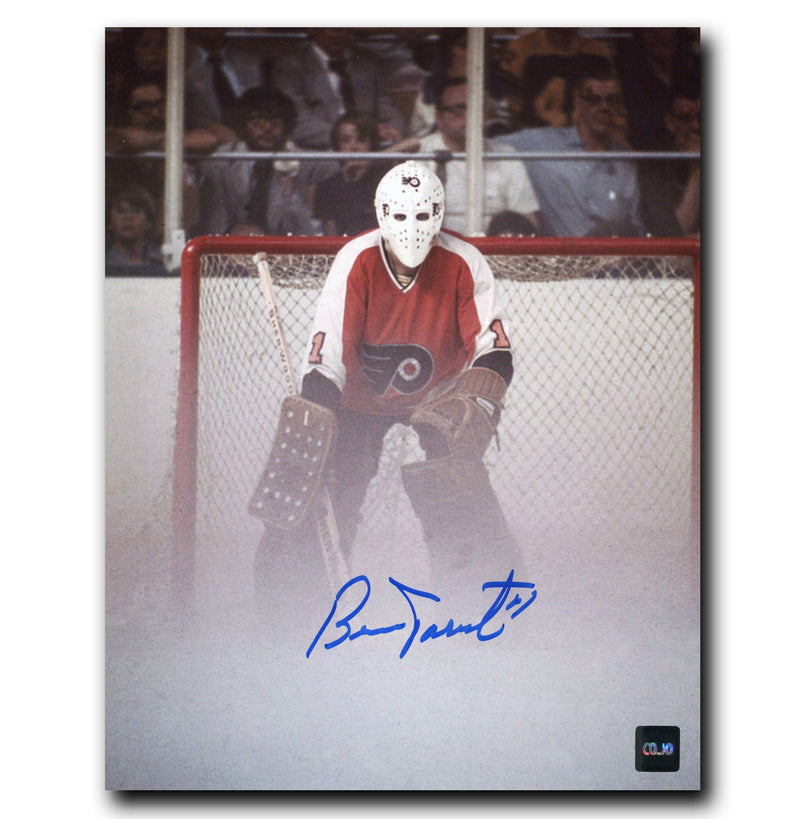 Bernie Parent Philadelphia Flyers Autographed Fog Game 8x10 Photo CoJo Sport Collectables Inc.
