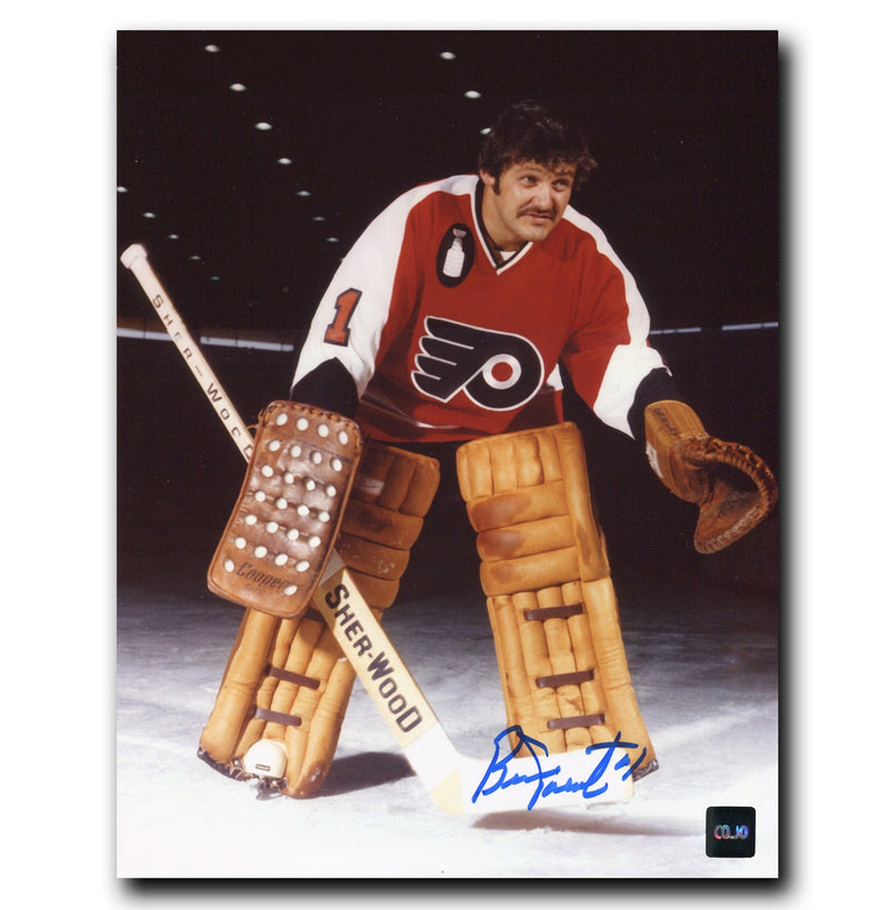 Bernie Parent Philadelphia Flyers Autographed Pose 8x10 Photo CoJo Sport Collectables Inc.