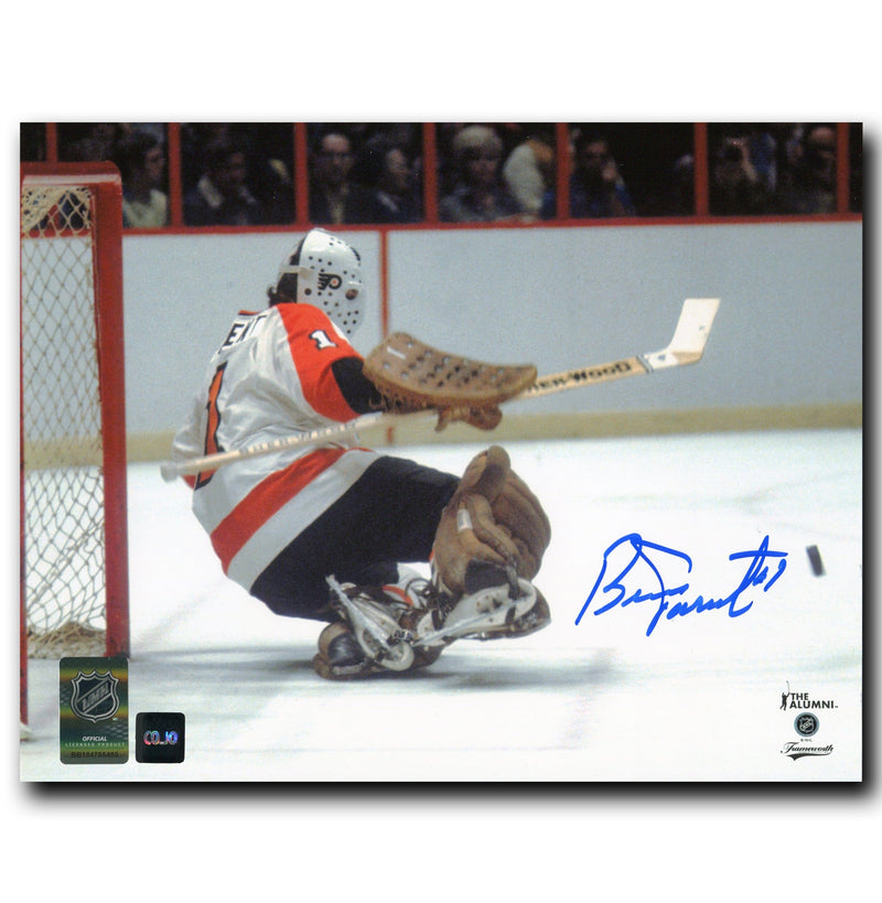 Bernie Parent Philadelphia Flyers Autographed Save 8x10 Photo CoJo Sport Collectables Inc.