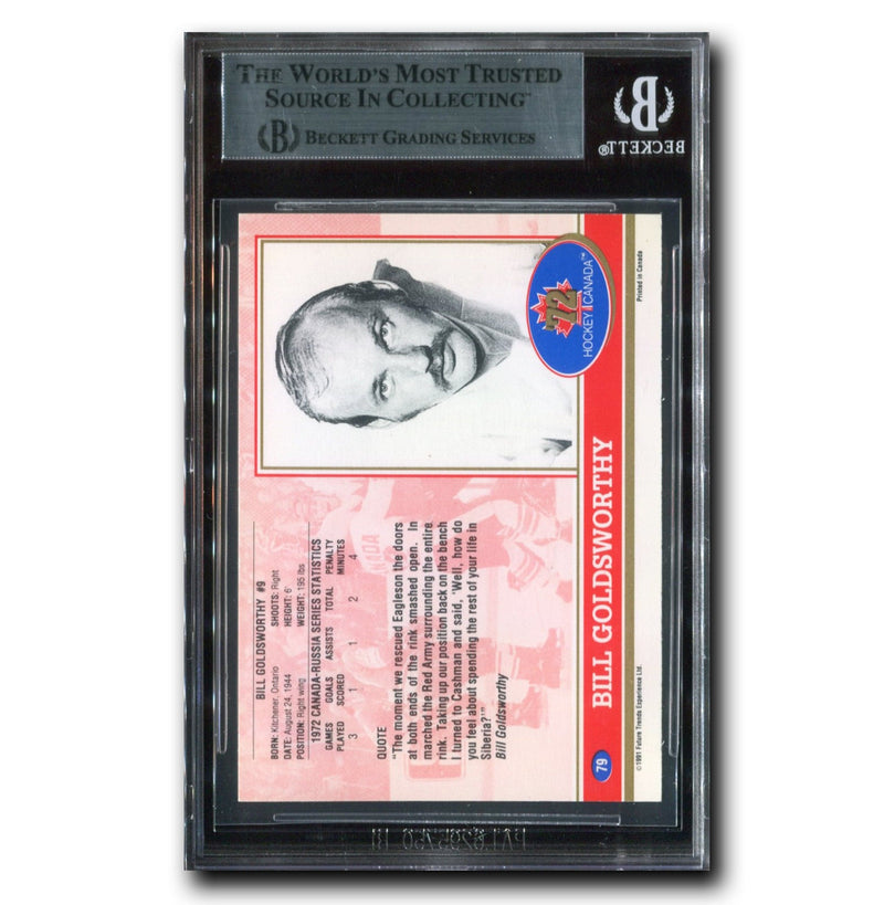 Bill Goldsworthy Autographed 1991-92 Future Trends Canada '72