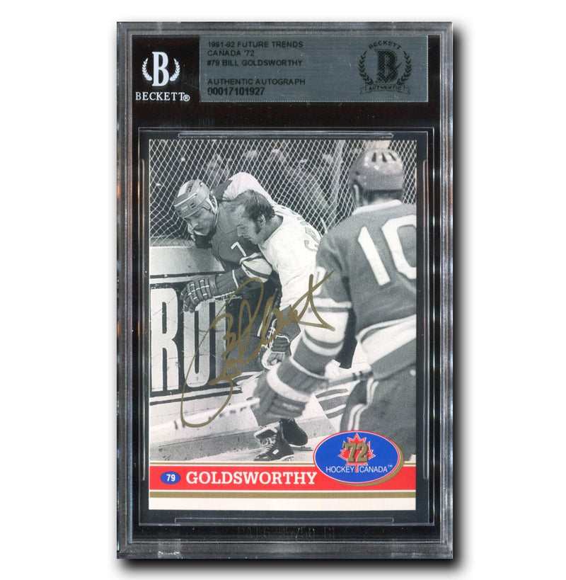 Bill Goldsworthy Autographed 1991-92 Future Trends Canada '72