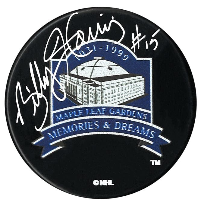 Billy Harris Autographed Toronto Maple Leafs Memories & Dreams Puck CoJo Sport Collectables Inc.