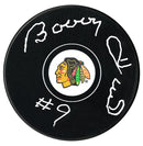 Bobby Hull Autographed Chicago Blackhawks Puck (Small Logo) CoJo Sport Collectables Inc.
