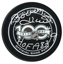 Bobby Hull Autographed NHL Centennial Season HOF Inscribed Official Puck CoJo Sport Collectables Inc.