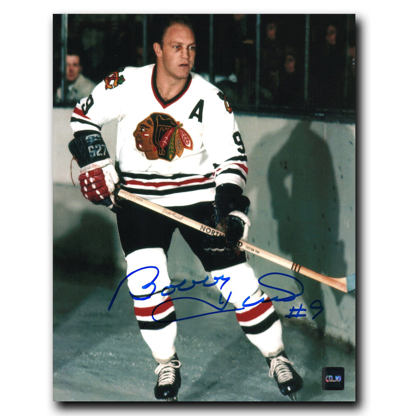 Bobby Hull Chicago Blackhawks Autographed Action 8x10 Photo CoJo Sport Collectables