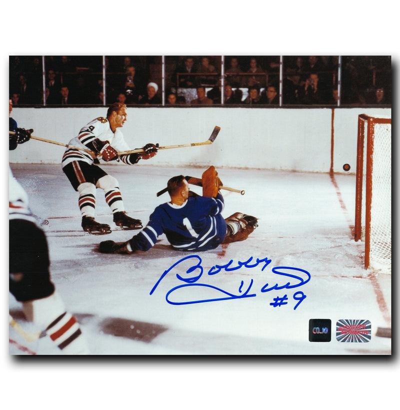 Bobby Hull Chicago Blackhawks Autographed Bower 8x10 Photo CoJo Sport Collectables