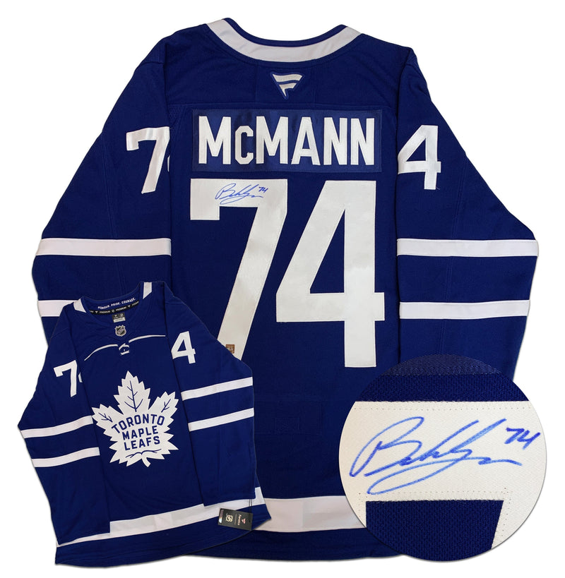 Bobby McMann Toronto Maple Leafs Autographed Fanatics Premium Jersey CoJo Sport Collectables Inc.