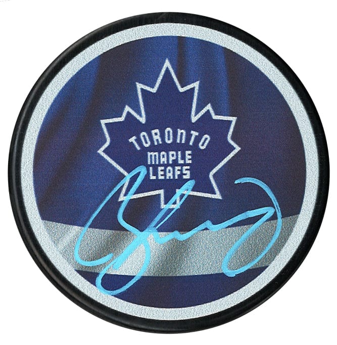 Borje Salming Autographed Toronto Maple Leafs Reverse Retro Puck CoJo Sport Collectables Inc.