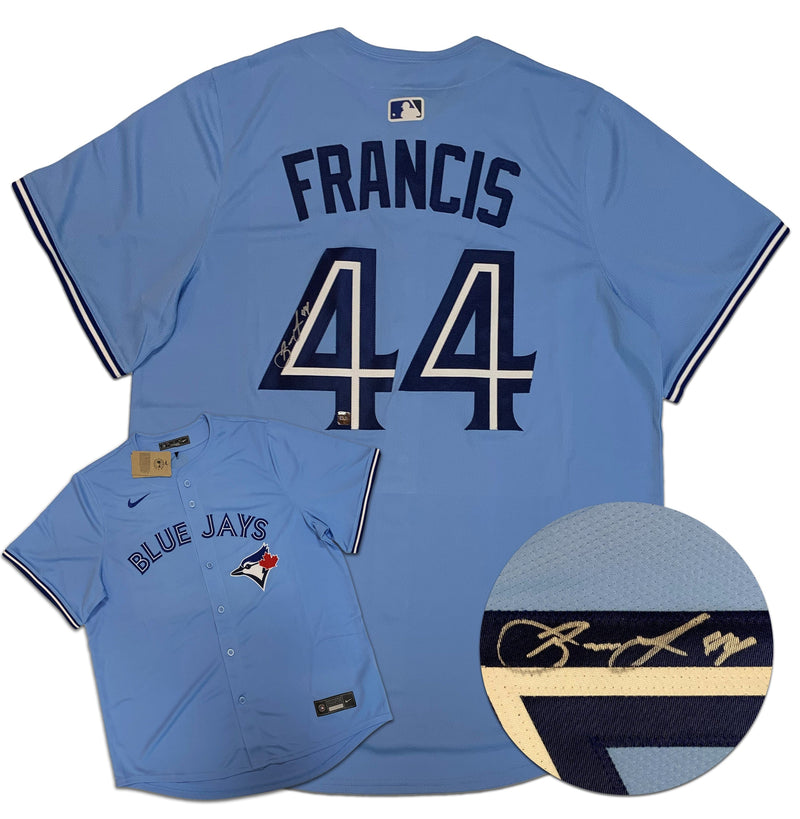 Bowden Francis Toronto Blue Jays Autographed New Blue Nike Jersey CoJo Sport Collectables Inc.