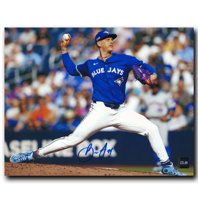 Bowden Francis Toronto Maple Leafs Autographed Home Pitching 8x10 Photo CoJo Sport Collectables Inc.