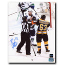 Brad Marchand Boston Bruins Autographed Fight 8x10 Photo CoJo Sport Collectables