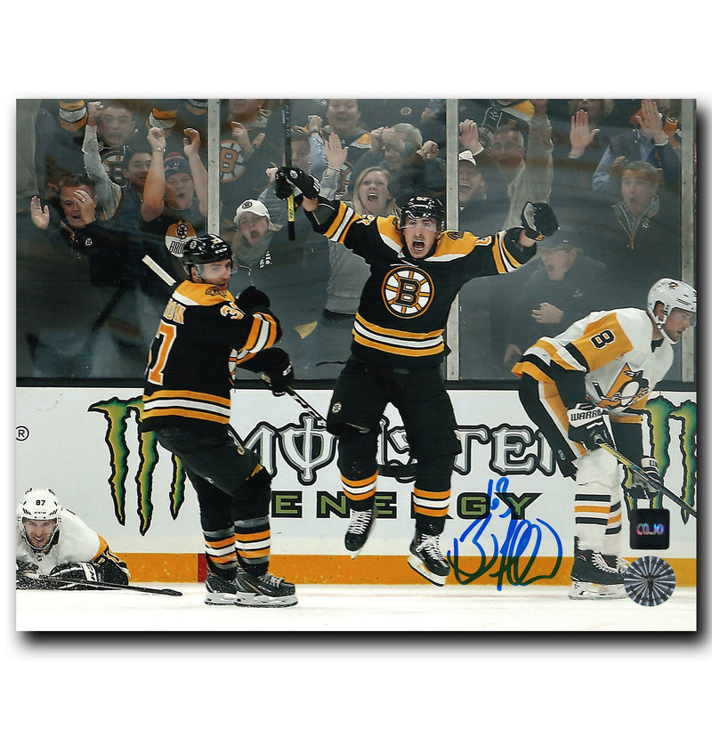 Brad Marchand Boston Bruins Autographed Goal Celebration 8x10 Photo CoJo Sport Collectables Inc.