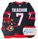 Brady Tkachuk Ottawa Senators Autographed Fanatics Premium Jersey