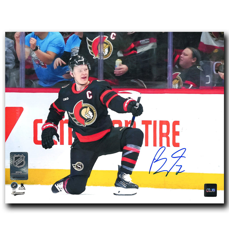 Brady Tkachuk Ottawa Senators Autographed Goal Celebration 8x10 Photo CoJo Sport Collectables Inc.