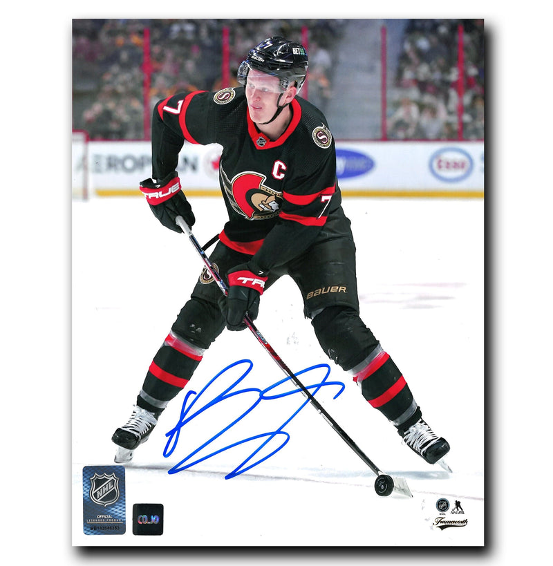 Brady Tkachuk Ottawa Senators Autographed Home 8x10 Photo CoJo Sport Collectables Inc.