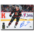 Brady Tkachuk Ottawa Senators Autographed Horizontal 8x10 Photo CoJo Sport Collectables Inc.